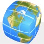 V-Cube 3x3 Mapa do Mundo