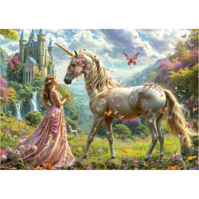 Puzzle Educa Fadas, Unicórnios e Borboletas – 500 Peças Puzzles Educa - 1
