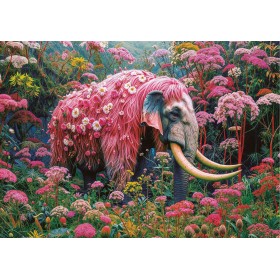 Puzzle Educa Elefante Floral – 500 Peças XXL