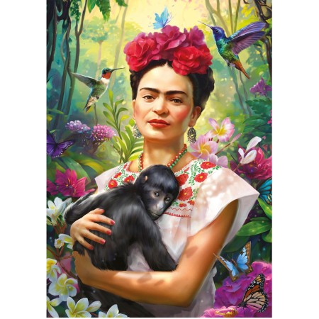 Puzzle Educa Jardim de Frida Kahlo de 1000 Peças