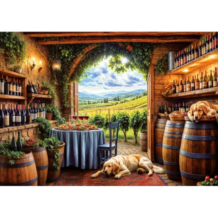 Puzzle Educa Canes et Vinum – 1000 Peças Puzzles Educa - 1