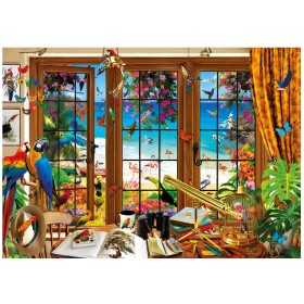 Puzzle Educa Janela do Observador de Aves – 1500 Peças
