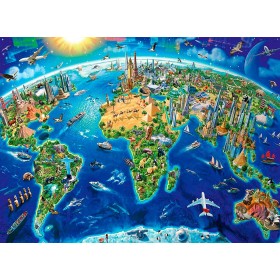 Puzzle Ravensburger Símbolos do Mundo XXL de 200 Peças Ravensburger - 1