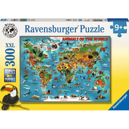 Puzzle Ravensburger Animais do Mundo XXL de 300 Peças Ravensburger - 1