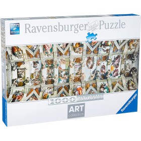 Puzzle Ravensburger Capela Sistina Panorâmico de 1000 Peças Ravensburger - 1