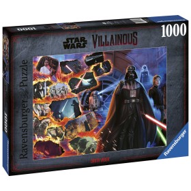 Puzzle Ravensburger Vilões Star Wars Darth Vader de 1000 Peças Ravensburger - 1