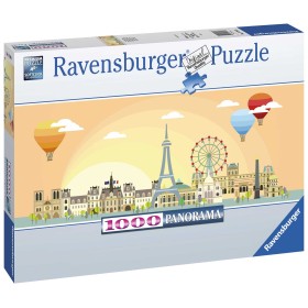 Puzzle Ravensburger Panorama Paris de 1000 Peças Ravensburger - 1