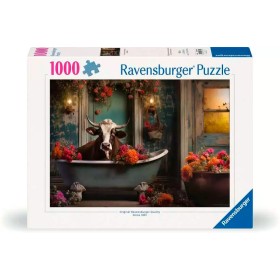 Puzzle Ravensburger A Vaca na Banheira de 1000 Peças Ravensburger - 1