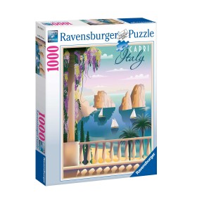 Puzzle Ravensburger Postal de Capri de 1000 Peças Ravensburger - 1