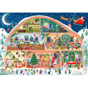 Puzzle Ravensburger A Oficina do Pai Natal de 1000 Peças Ravensburger - 1