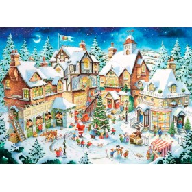 Puzzle Ravensburger Aldeia de Natal de 1000 Peças Ravensburger - 1