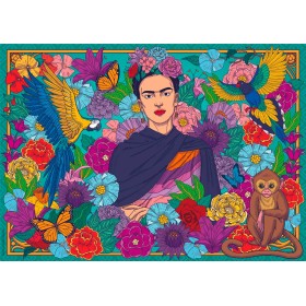 Puzzle Ravensburger O Paraíso de Frida Kahlo de 1000 Peças Ravensburger - 1