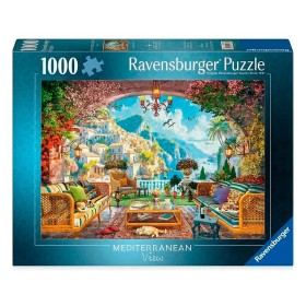 Puzzle Ravensburger Terraço Mediterrânico de 1000 Peças Ravensburger - 1