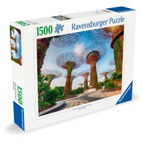 Puzzle Ravensburger Jardim junto à Baía de Singapura de 1500 Peças Ravensburger - 1