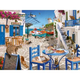 Puzzle Ravensburger Gatos de Míconos de 1500 Peças Ravensburger - 1