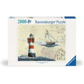 Puzzle Ravensburger Faro Romântico de 2000 Peças Ravensburger - 1