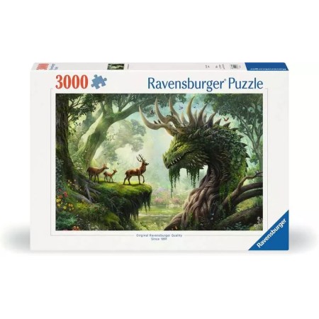 Puzzle Ravensburger O Dragão da Floresta Desperta de 3000 Peças Ravensburger - 1