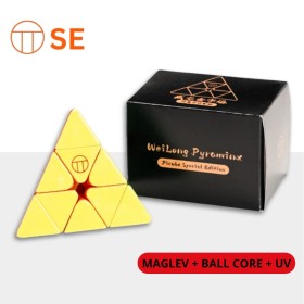 PiCube WeiLong Pyraminx SE (MagLev + 10 Core Magnetic + UV) - Moyu cube