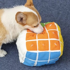 Cubo de pelúcia 3x3 (Brinquedo de faro para cães) - 1