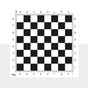 Tabuleiro de Xadrez Profissional em Plástico 45 x 45 cm Cayro - 1