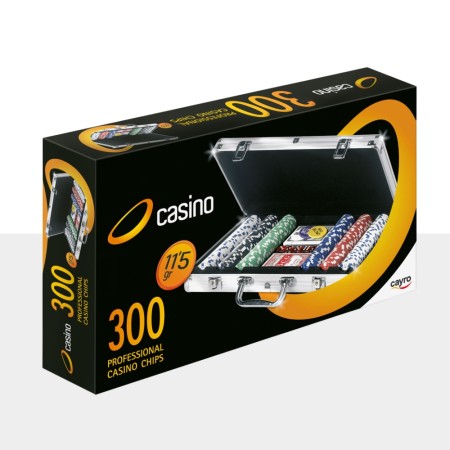 Maleta de Póquer com 300 Fichas Cayro - 1