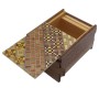 Caixa Puzzle Japonesa Yosegi 3 Sun 12 Passos - Oka Craft