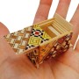 Caixa Puzzle Japonesa Yosegi 1 Sun Mame 18 Passos Oka Craft - 2