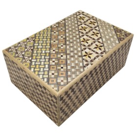 Caixa Puzzle Japonesa Yosegi 6 Sun 18 Passos - Oka Craft