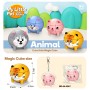 Chaveiro Mini Cubo 3x3 Q-Moe Animal - Tigre - 2