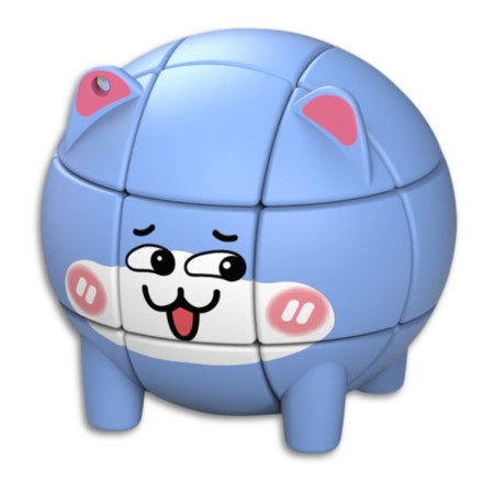 Chaveiro Mini Cubo 3x3 Q-Moe Animal - Gato - 1