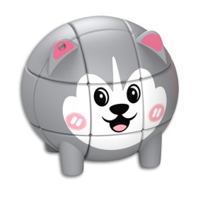 Chaveiro Mini Cubo 3x3 Q-Moe Animal - Cachorro - 1