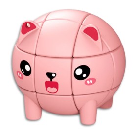 Chaveiro Mini Cubo 3x3 Q-Moe Animal - Urso - 1