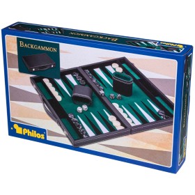 Jogo de Tabuleiro Philos Backgammon Médio Philos - 1
