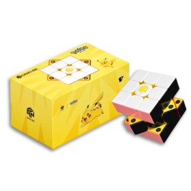 GAN356 M E 3x3 - Pokémon Pikachu (Magnetic, Springs, Frosted) - Gan Cube