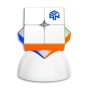 GAN251 ui Smart Cube 2x2 (Magnetic + Ball Core + UV Coated) Gan Cube - 2