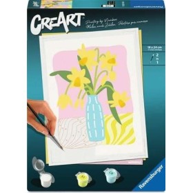 Set de Pintura por Números Ravensburger CreArt Trend D – Jarrão Flores Amarelas Ravensburger - 1