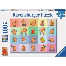 Puzzle Ravensburger Capivara de 100 Peças Ravensburger - 1