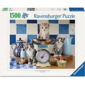 Puzzle Ravensburger Gatinhos na Cozinha de 1500 Peças Ravensburger - 1