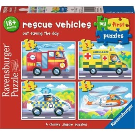 Puzzle Ravensburger Veículos de Resgate (2, 3, 4 e 5 Peças) Ravensburger - 1