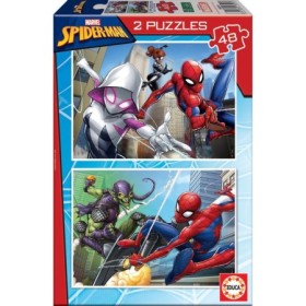 Puzzle Educa Spider-Man de 2 x 48 Peças Puzzles Educa - 1