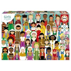 Puzzle Educa Meninas do Mundo de 300 Peças Puzzles Educa - 1