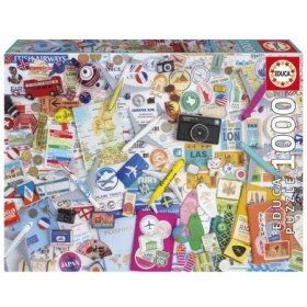 Puzzle Educa Collage de Viagens de 1000 Peças Puzzles Educa - 1