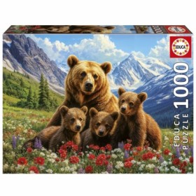 Puzzle Educa Ursos Grizzly do Canadá de 1000 Peças Puzzles Educa - 1