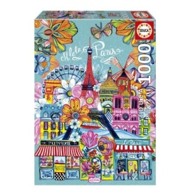 Puzzle Educa Paris by Car Pintos de 1000 Peças Puzzles Educa - 1