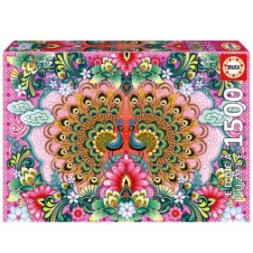 Puzzle Educa Pavões de Bengala de 1500 Peças Puzzles Educa - 1