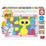 Conjunto de Pintura por Números Educa Magic Art Animais da Selva (4+) Puzzles Educa - 1