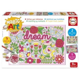 Conjunto de Pintura por Números Educa Magic Art Flores (9+) Puzzles Educa - 1
