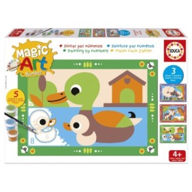 Conjunto Pintura por Números Educa Magic Art Quinta (4+) Puzzles Educa - 1