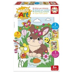 Conjunto de Pintura por Números Educa Magic Art Animais de Estimação (6+) Puzzles Educa - 1