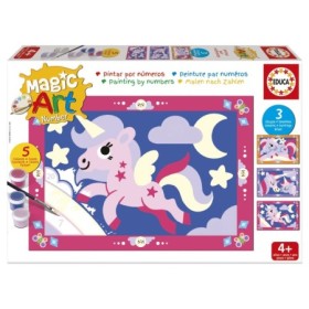 Set de Pintura por Números Educa Magic Art Unicórnios (4+) Puzzles Educa - 1
